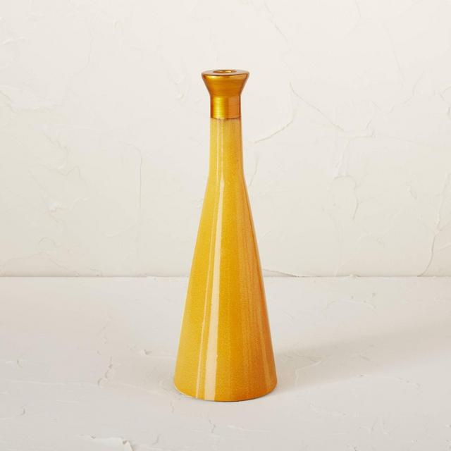 Ceramic Candleholder Yellow - Opalhouse™ designed with Jungalow™
