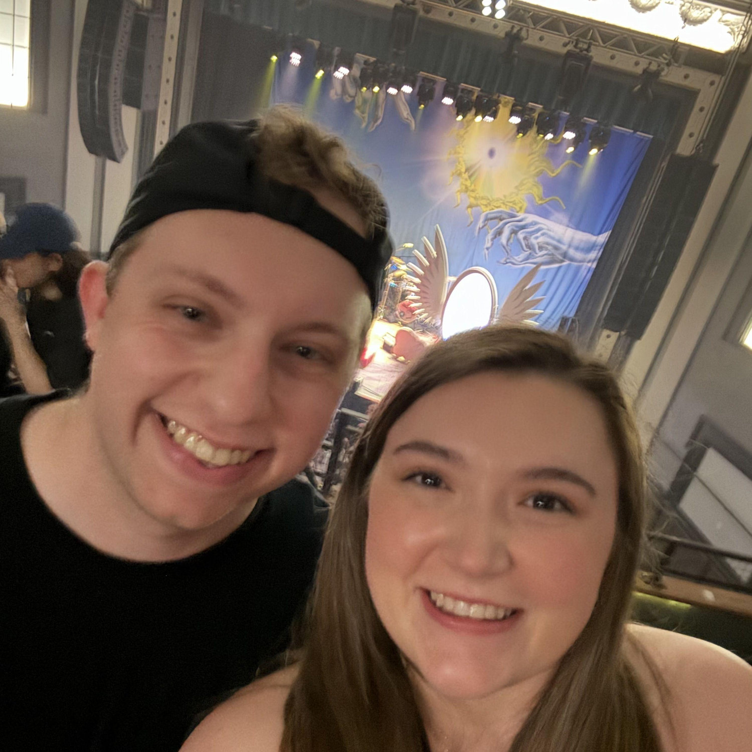 Randee's birthday present was tickets to see one of his favorite artists, Magdalena Bay
