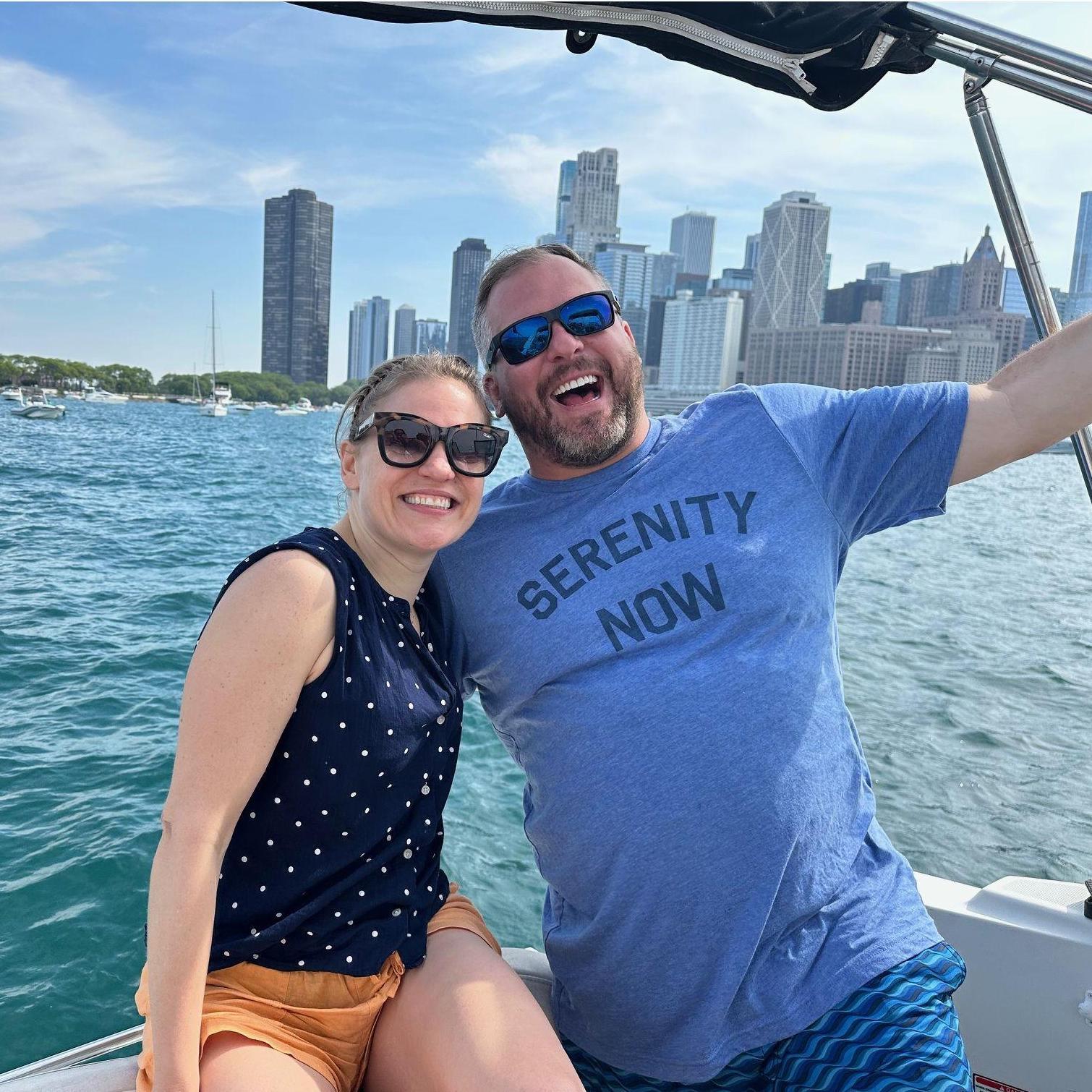 A beautiful day on Lake Michigan