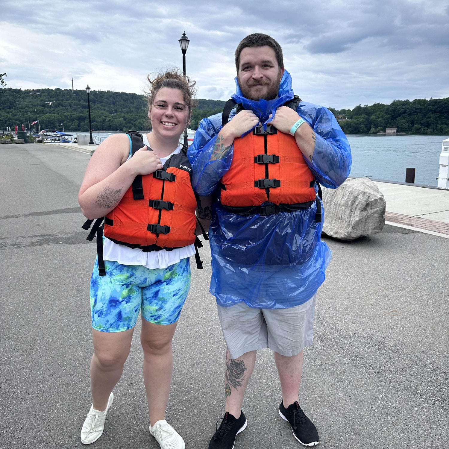 Right before jet boat in New York