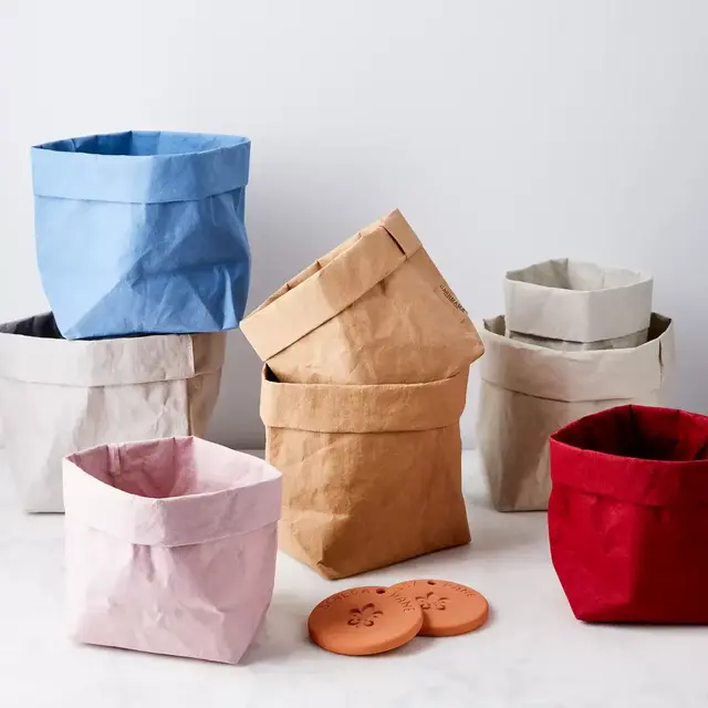 Uashmama Bread Bag & Terracotta Bread Warmer