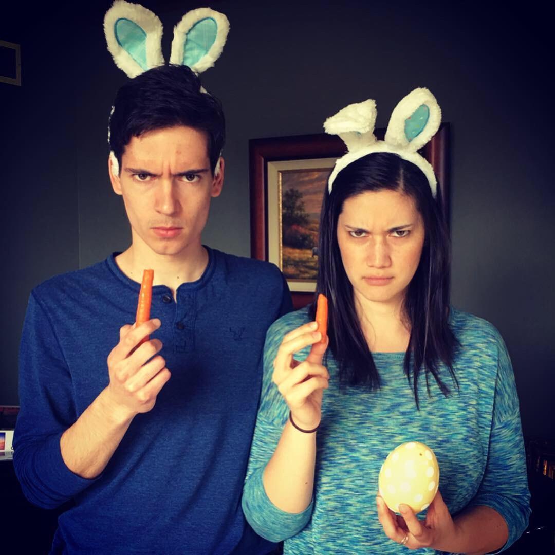 Easter was happily spent in IL with the Noyes family.