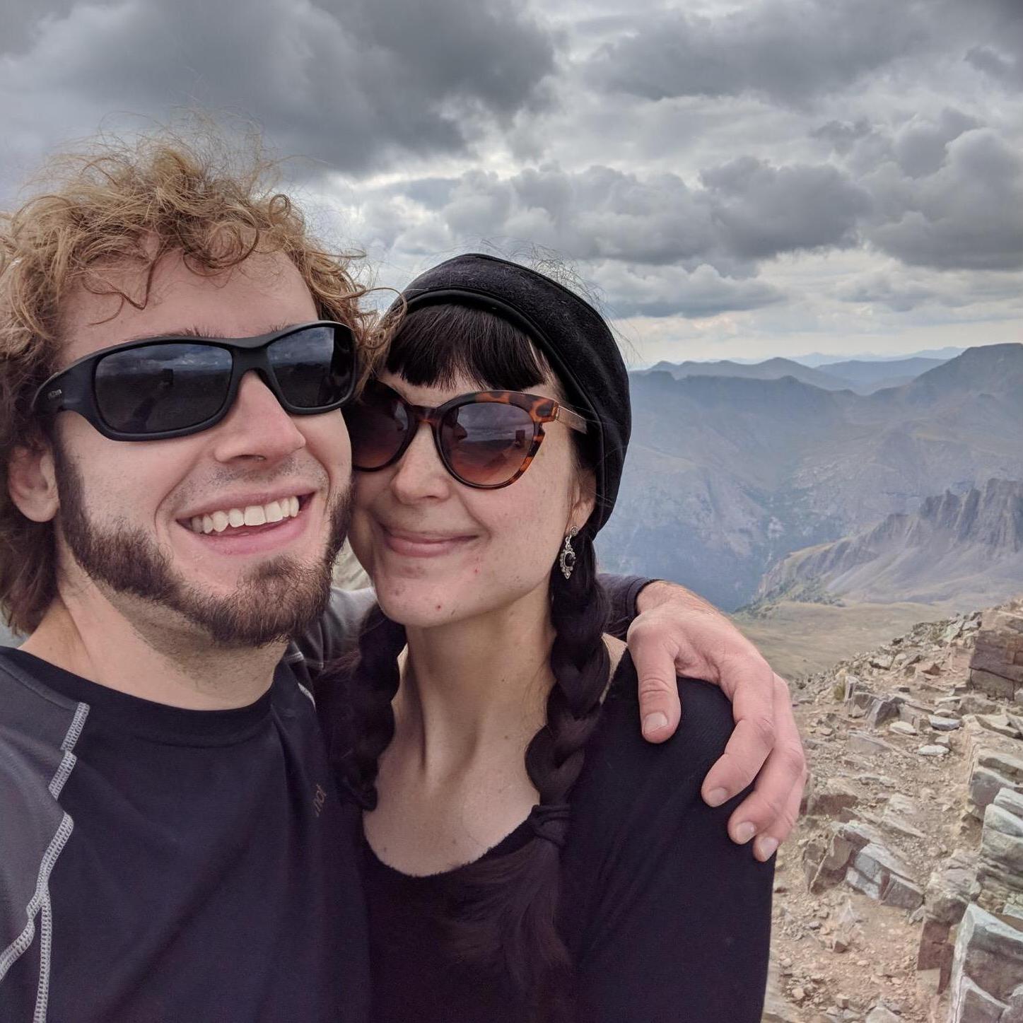 Robert took Ashley on her first 14er adventure on Mt. Handies! He was so patient and encouraging.