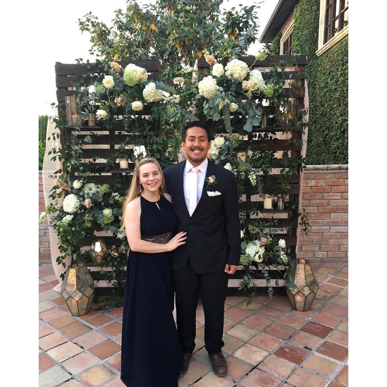 Favorite picture of us at the Records' wedding in Houston!