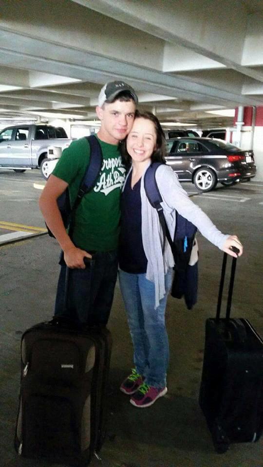 Off to Paris!!! Not bad for our first trip together.