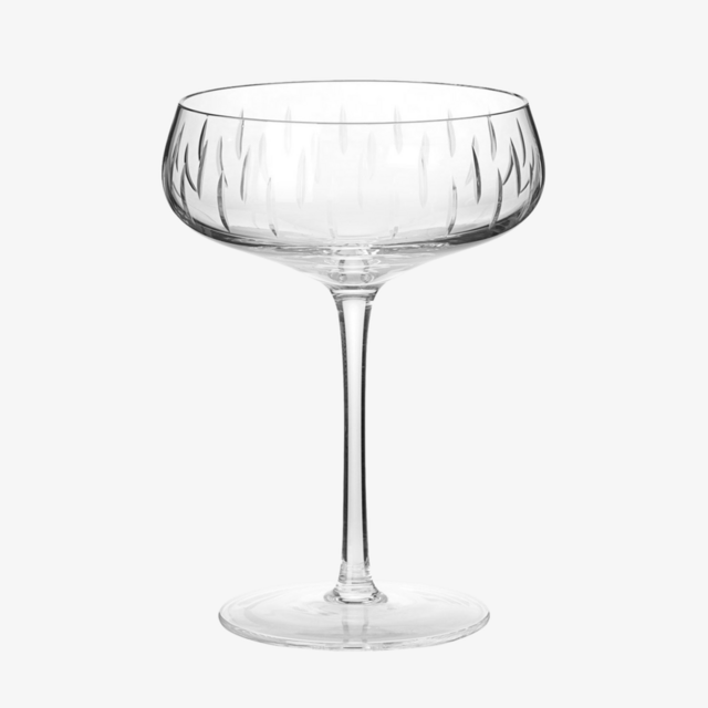 Louise Roe - Crystal Champagne Coupe Clear