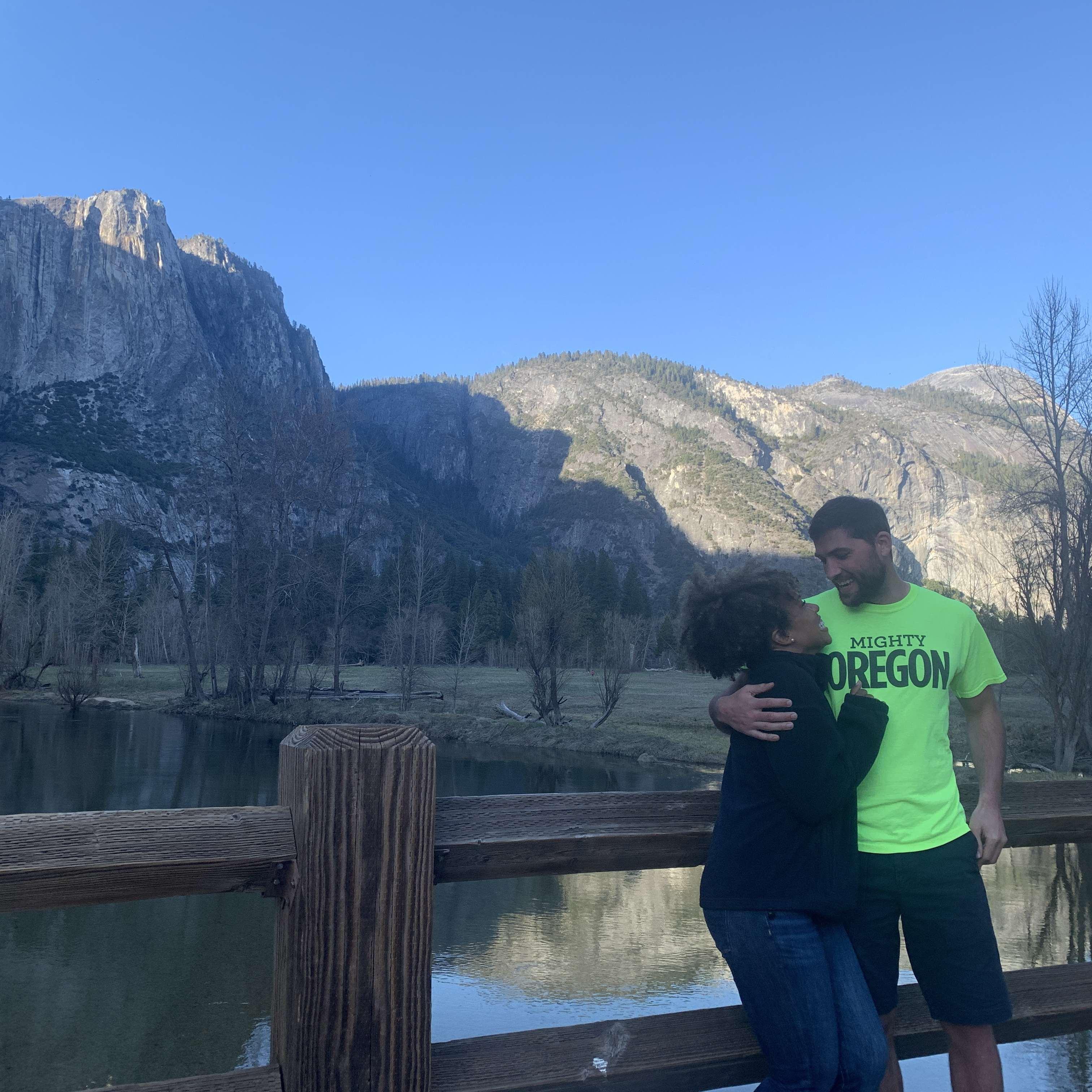He came to Fresno and we drove to Yosemite National Park. I want to say this was the day I knew.