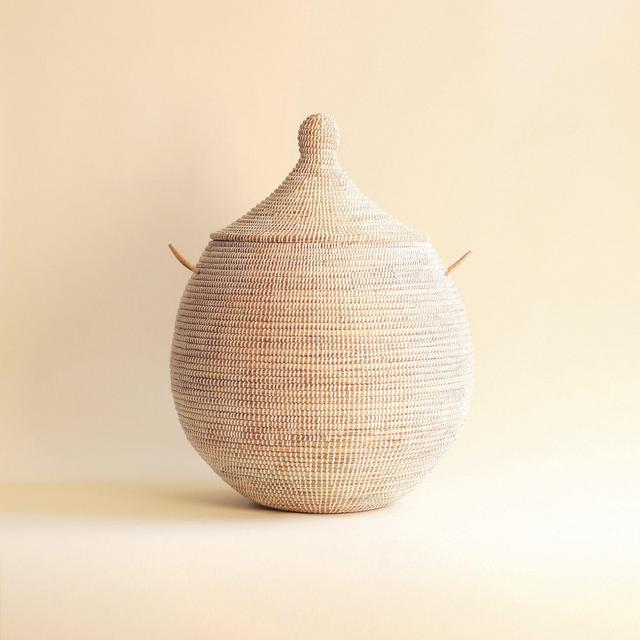 African Basket White BOOP (Medium)