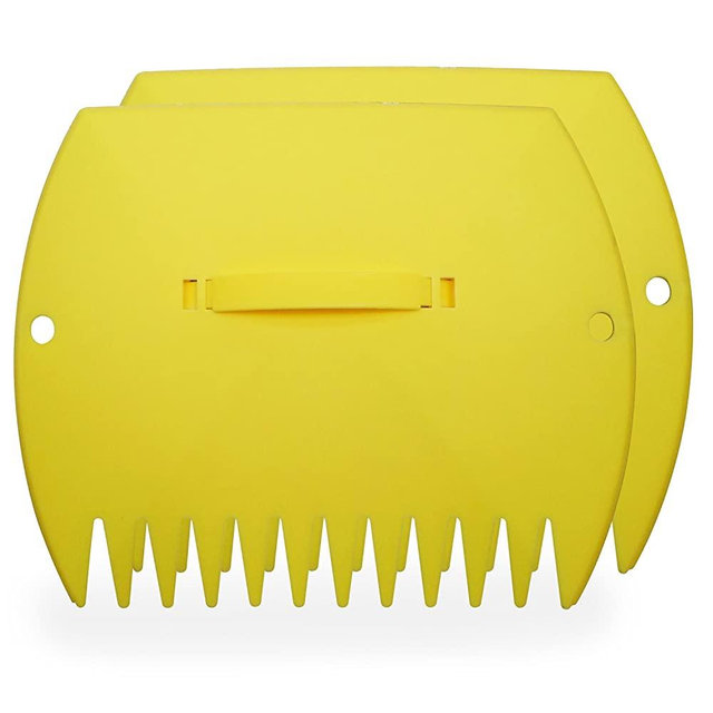 Garden and Yard Leaf Scoops Hand Rakes, Large Sized, Multiple Use for Leaves, Lawn Debris and Trash Pick Up Good Use 1 Pair