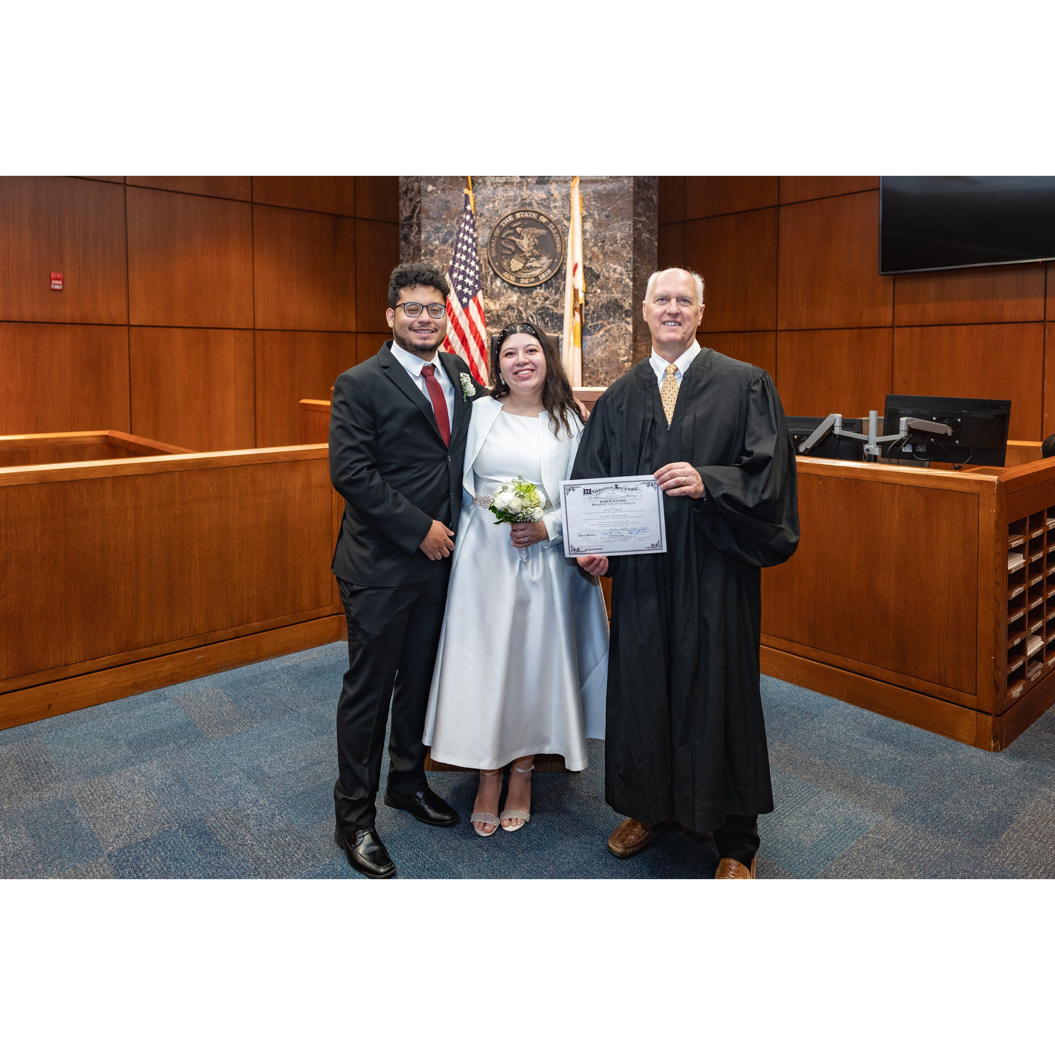 Our court house wedding