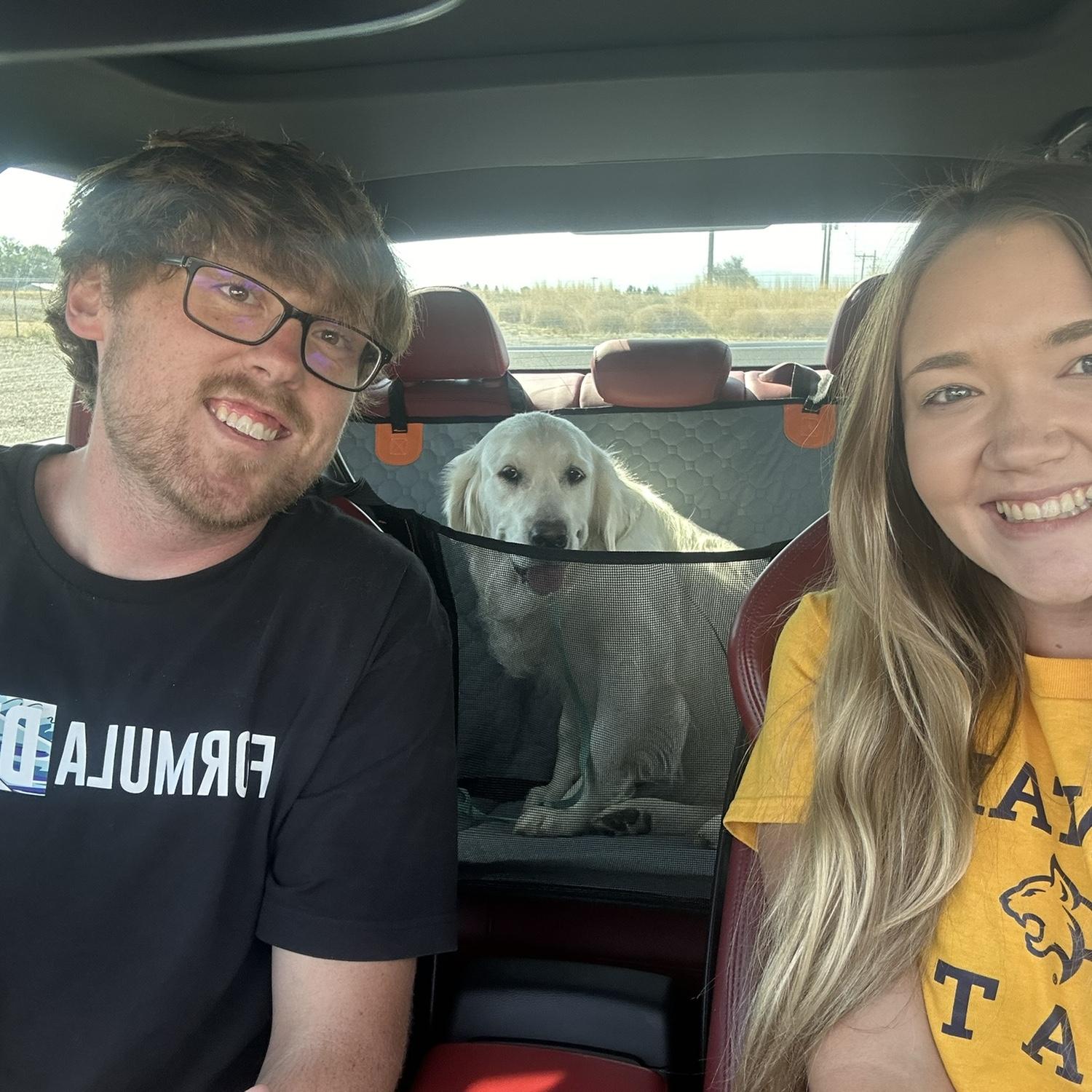 just adopted Bailey (the day after we got engaged)