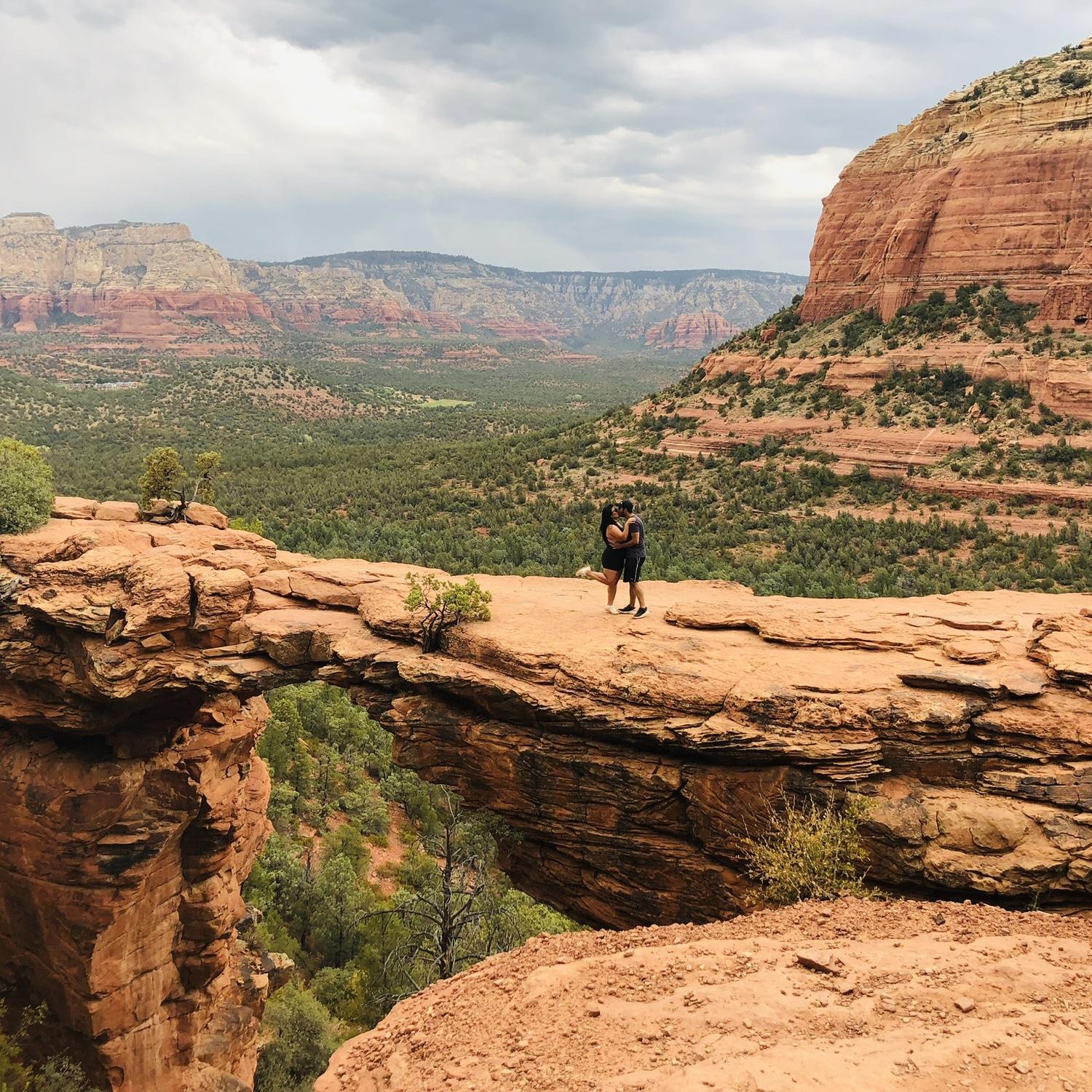 One of the best hike's to Devil's Bridge Trail in AZ