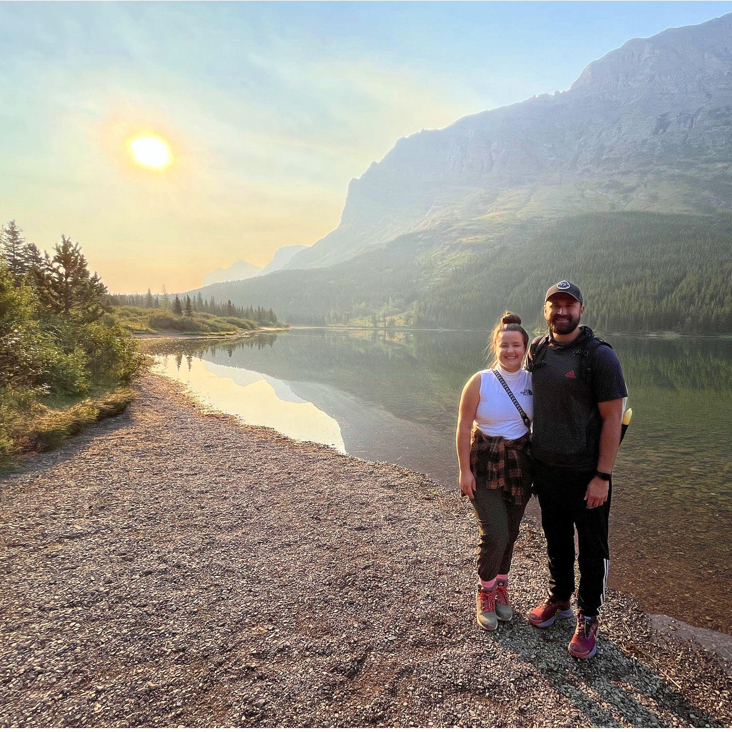 Hiking at Glacier National Park