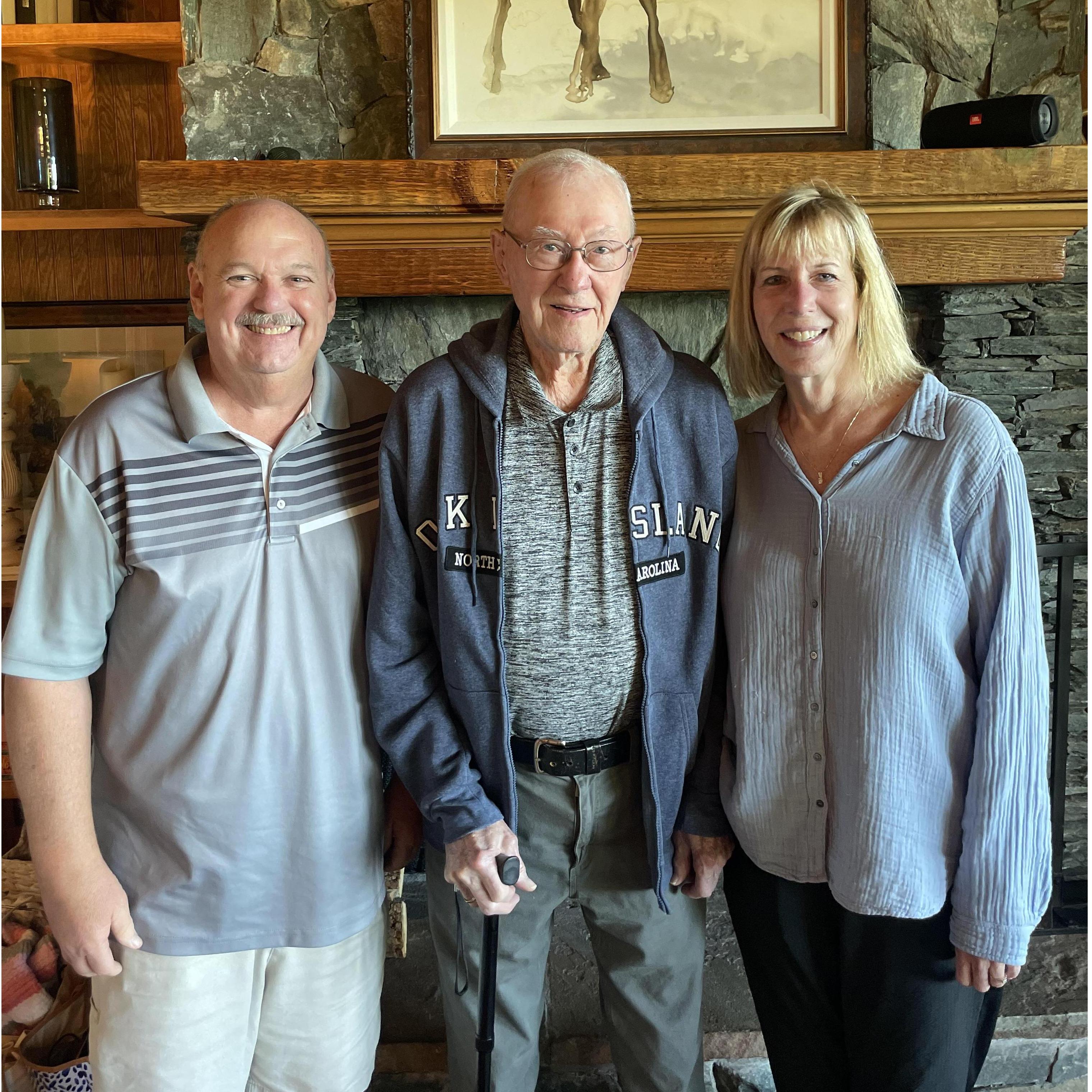 September 2021 Blue Ridge Mountains family trip with my Dad