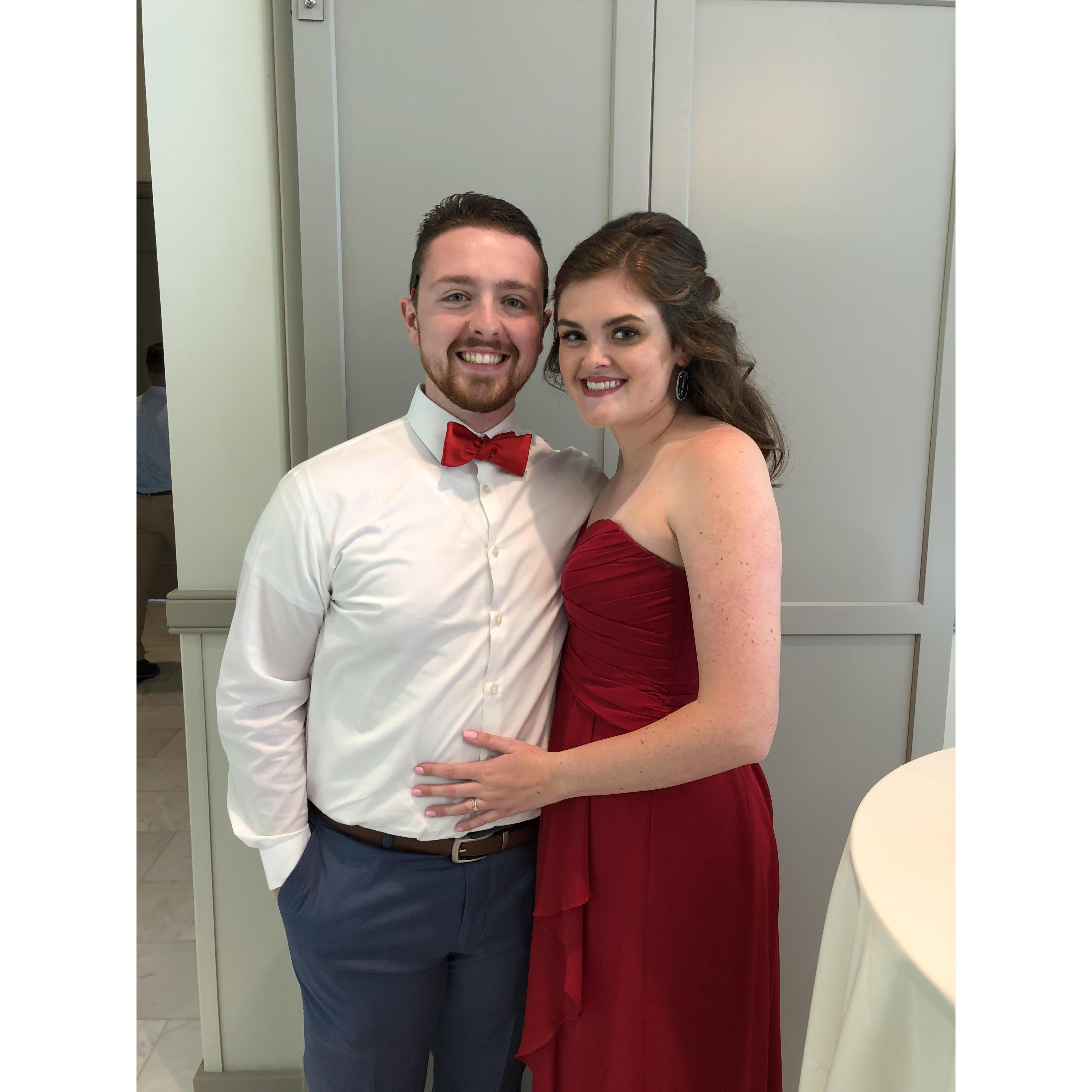 At Lexie’s sisters wedding