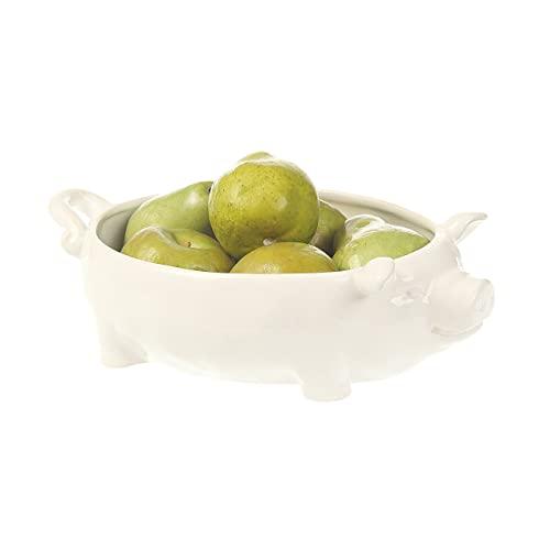 Creative Co-op DA1000 Pig Shaped Bowl, Large