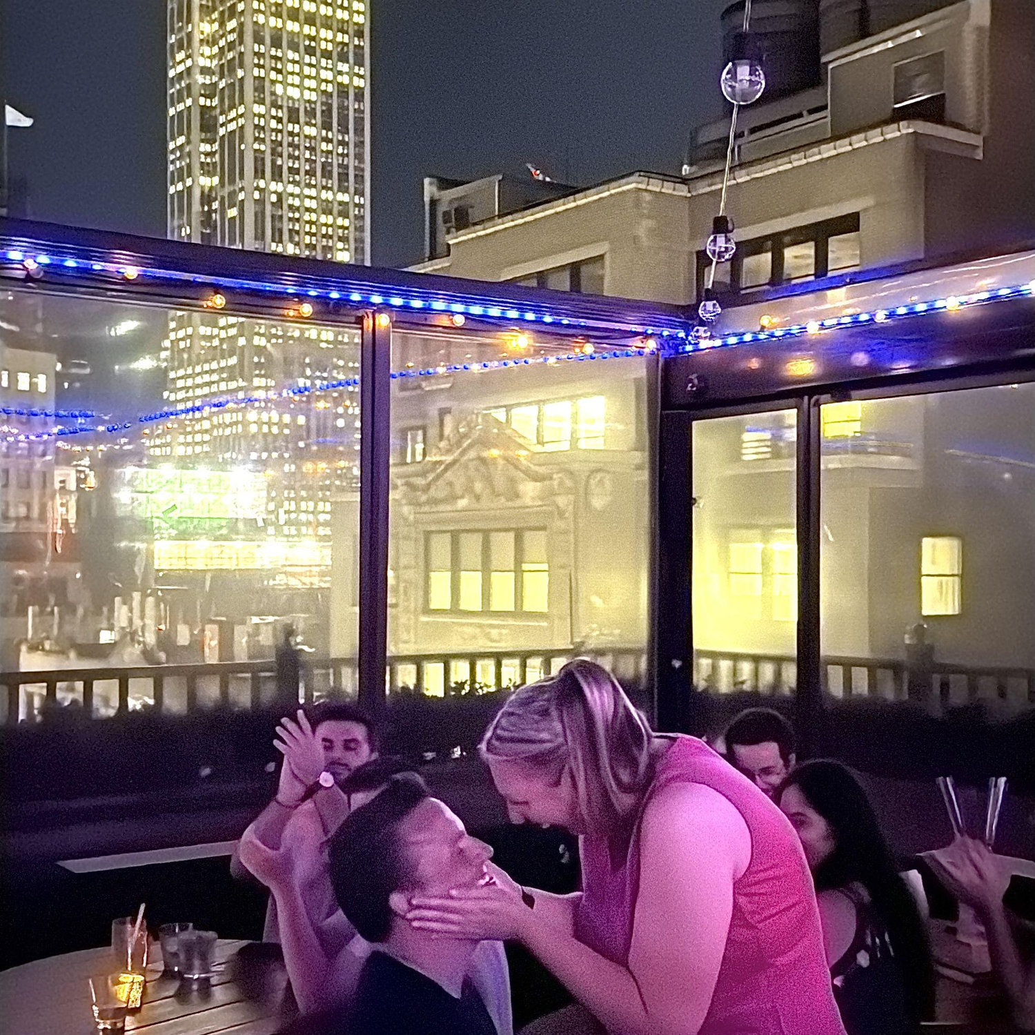 "Will you Marry Me?" In front of the Empire State Building in NYC