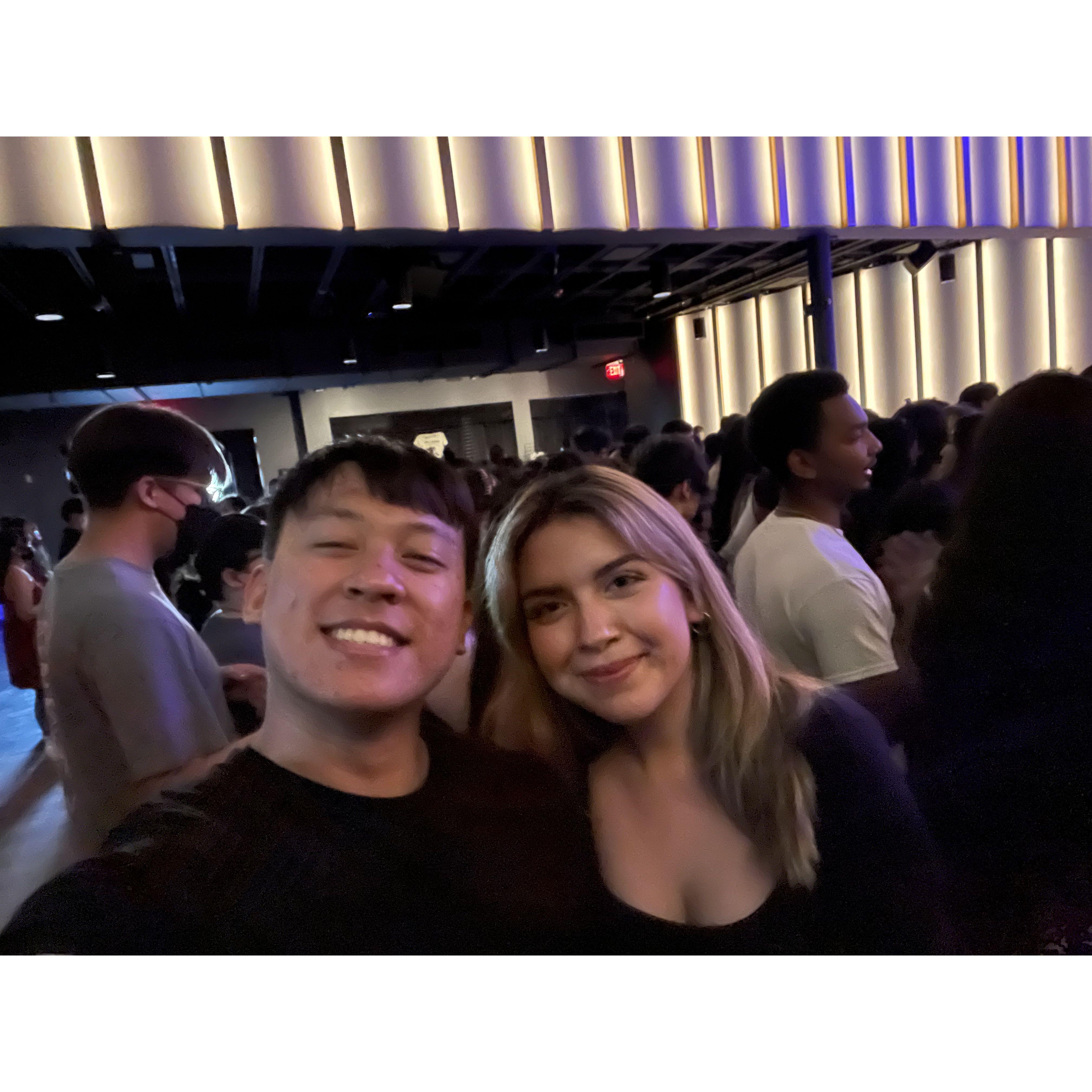 Louie's first concert.