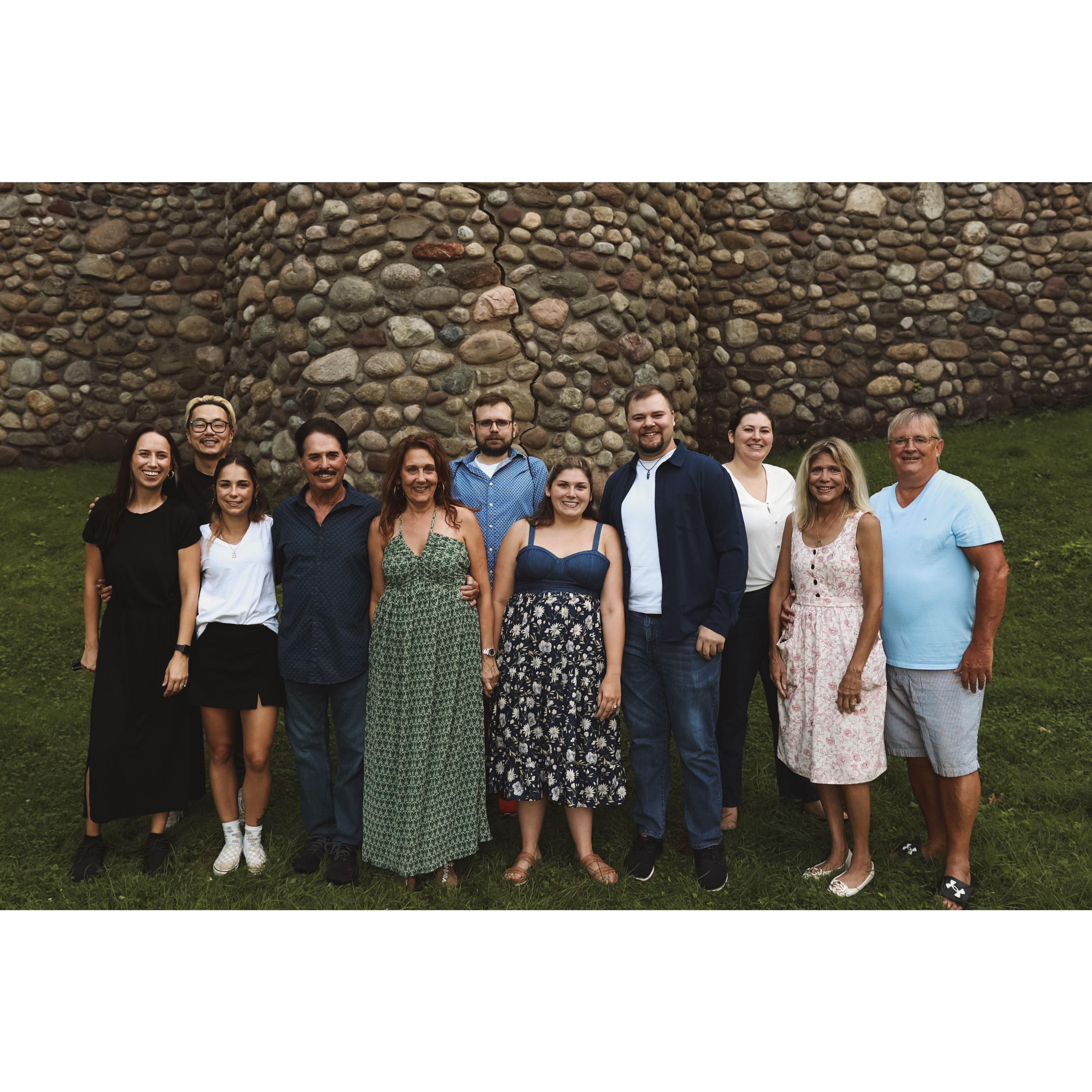 Madison and Dawsen with the Latour family