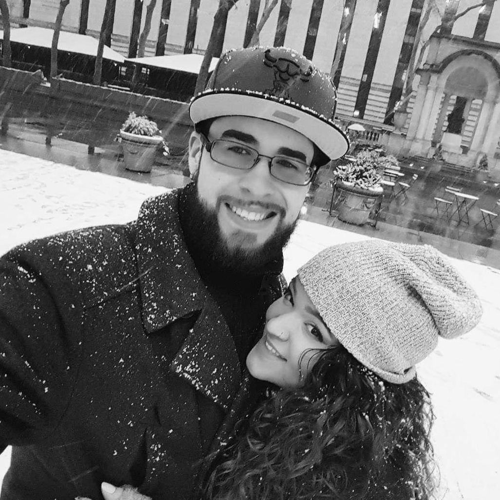 Our 3-year anniversary in the snow