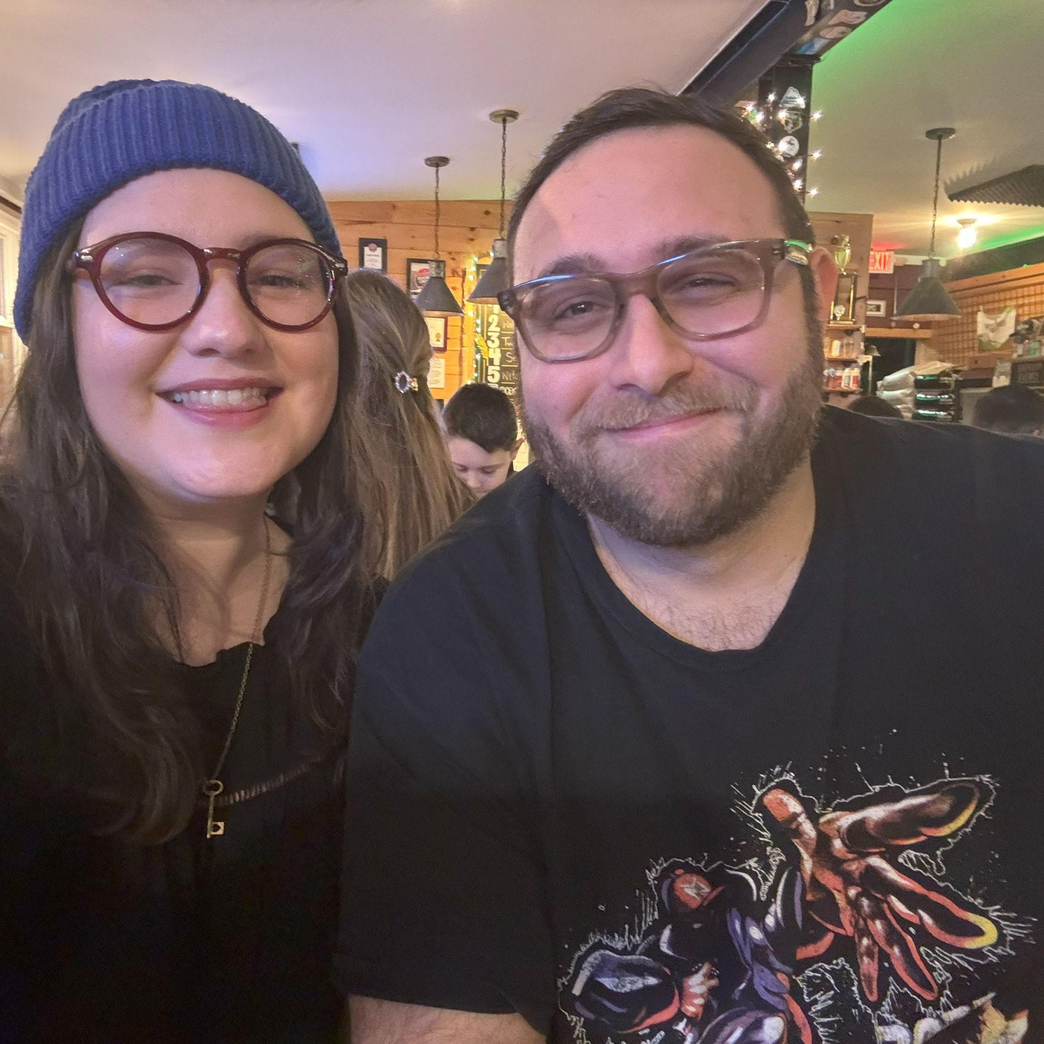 at our favorite brewery