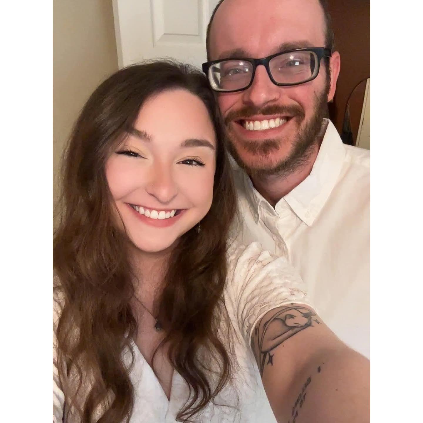 Day of engagement photos