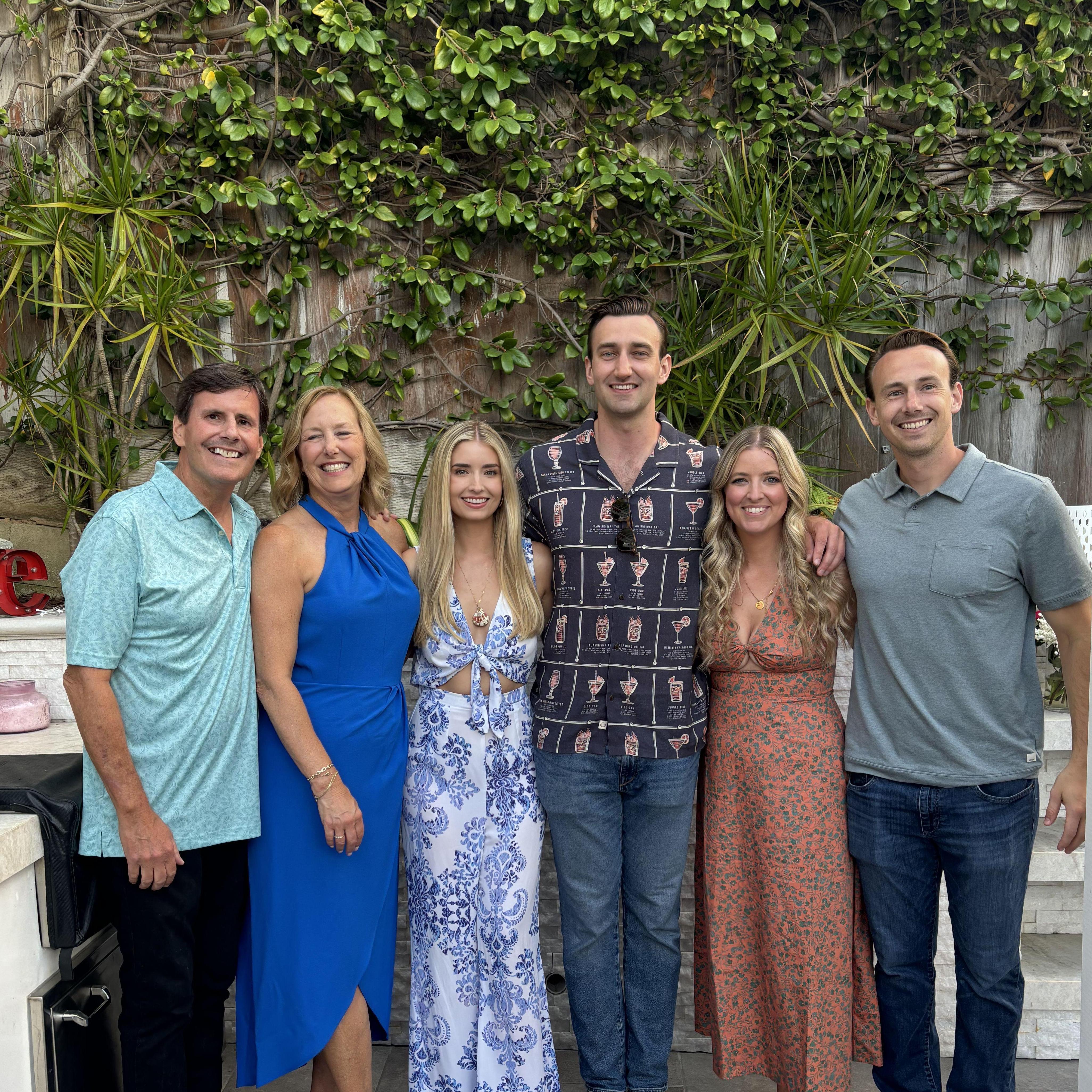 Our engagement party, July 2025