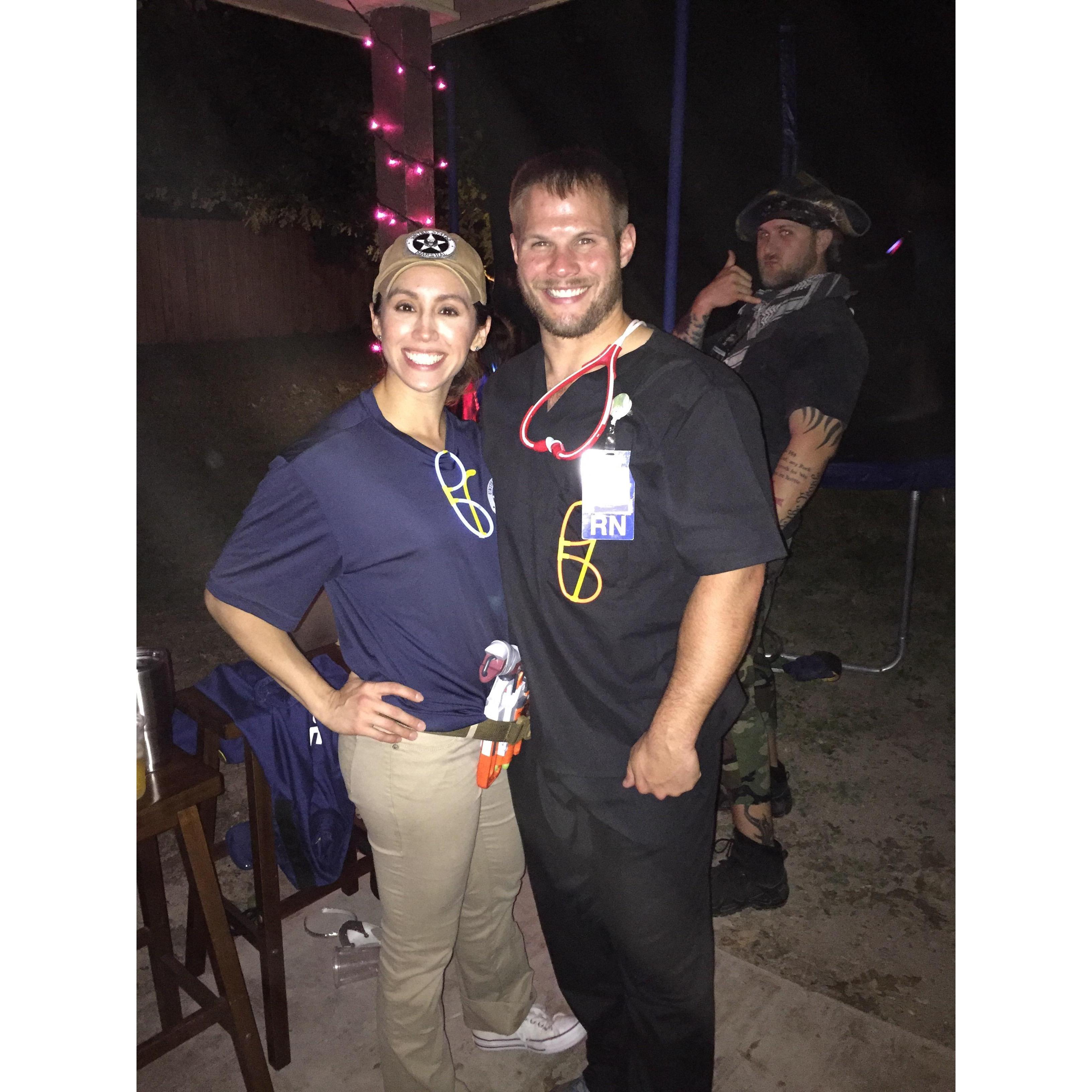 Swapping professions for Halloween 🎃