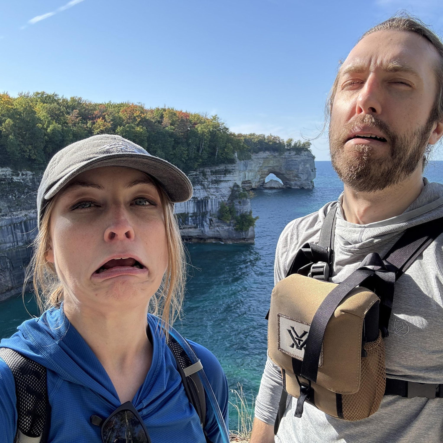 Grand Portal Point made a face at us, so we made one right back