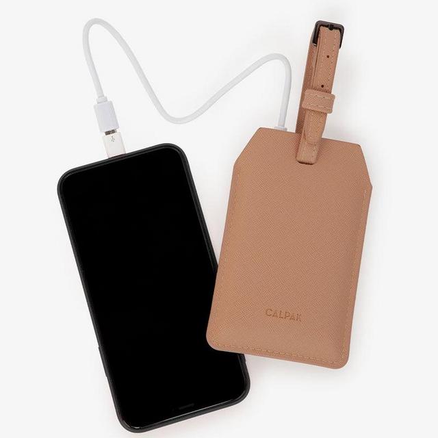 Portable Charger Luggage Tag (Camel)