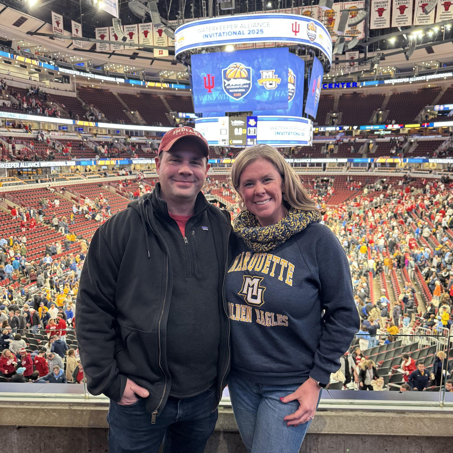 We survived our first couple rivalry basketball game....