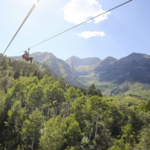 Ziplining at Sundance Mountain Resort