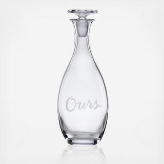Two of a Kind "Ours" Decanter