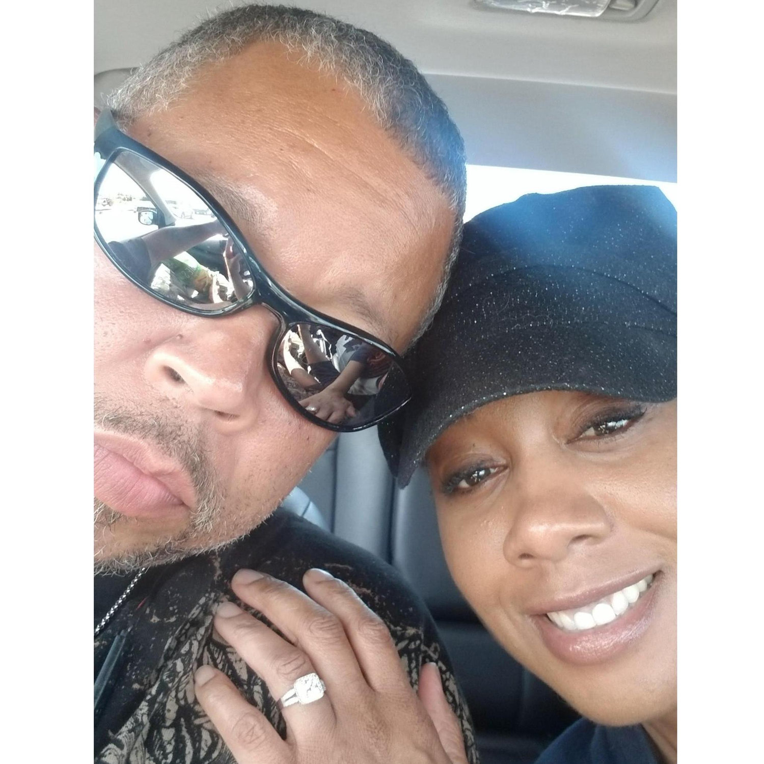 The day we got engaged June 22, 2019. 😁 #reallove