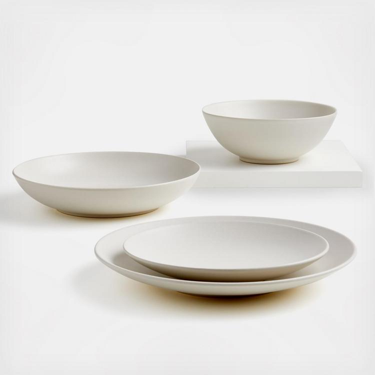 Crate and Barrel, Craft 16Piece Dinnerware Set, Service for 4 Zola