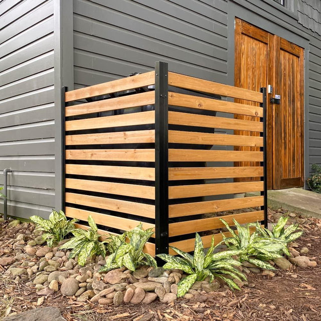 Enclo Privacy Screens EC18009 Charleston Wood Decorative Privacy Screen, Cedar