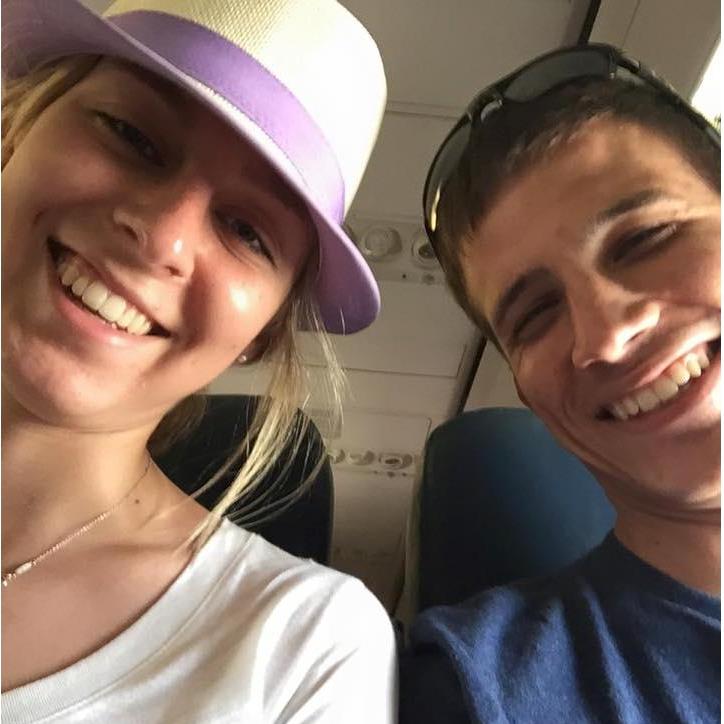 On our way home from St. Maarten, 2015.