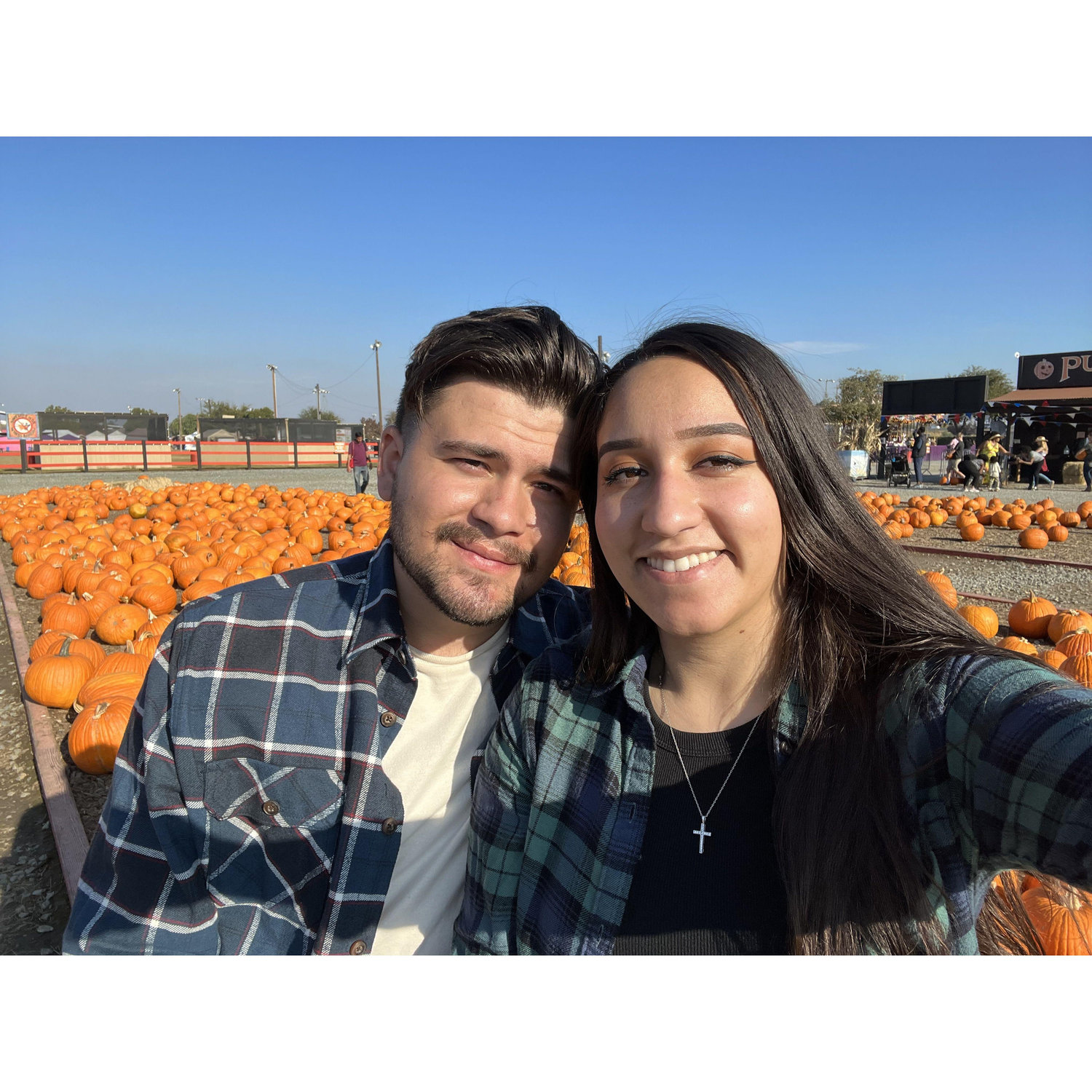 We went to our first pumpkin patch.