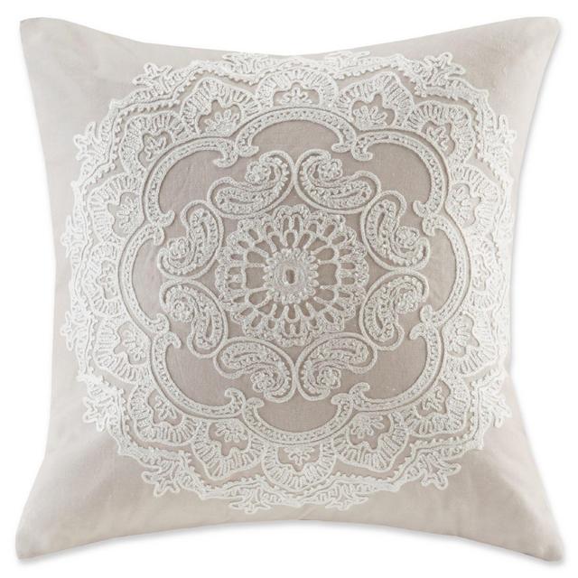 Harbor House™ Suzanna 18-Inch Square Throw Pillow in Taupe