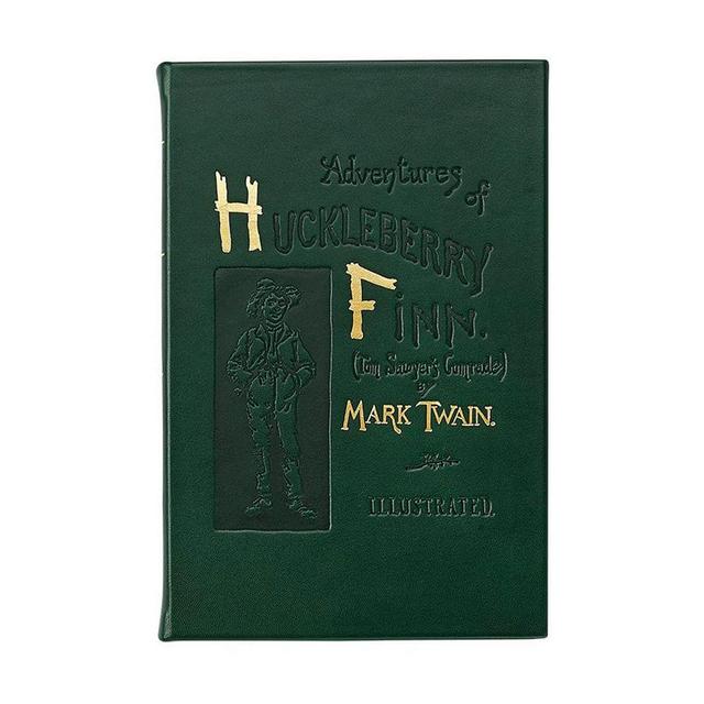 Adventures Of Huckleberry Finn, Bonded Leather, Green
