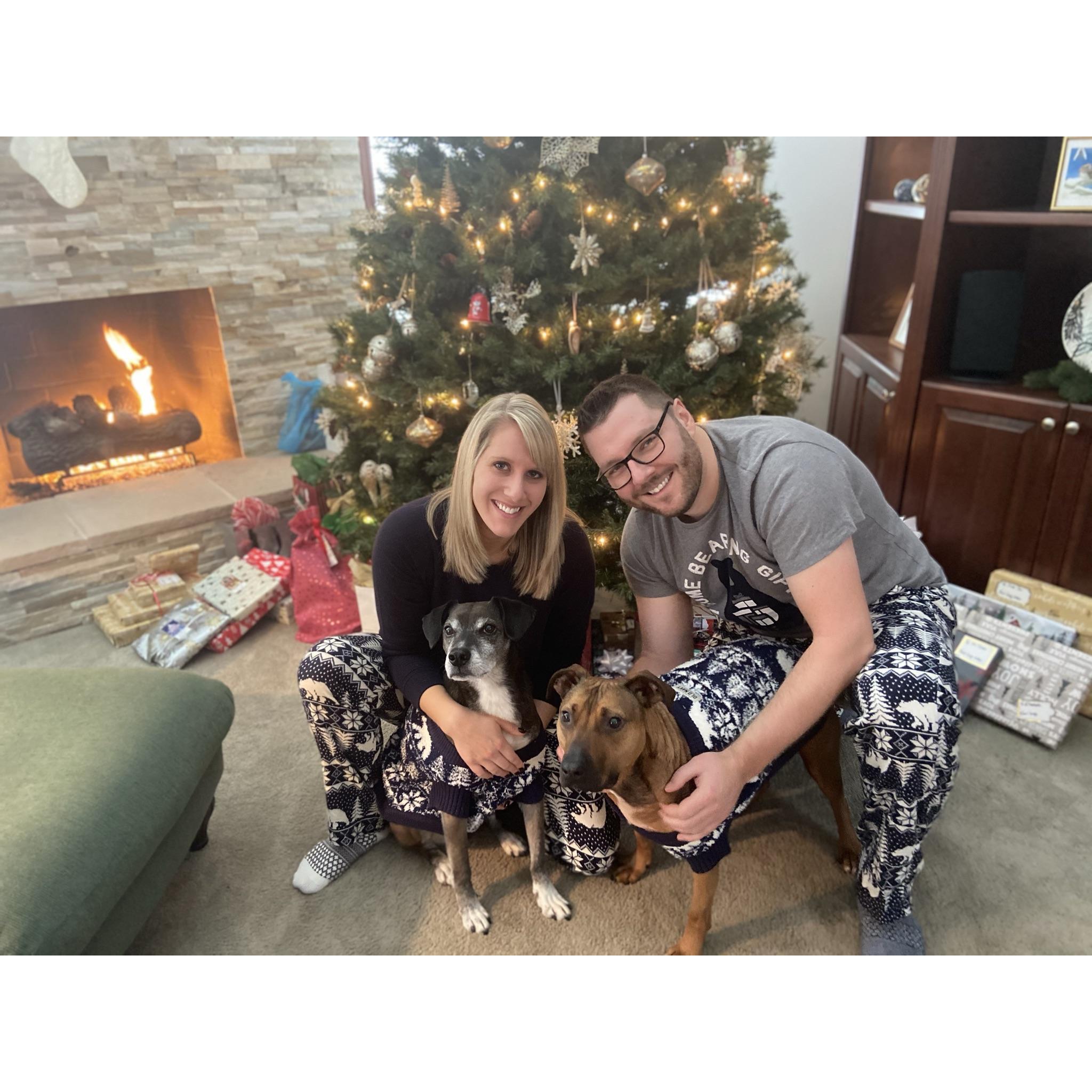 Ummm...of course we do matching PJs with our pups...