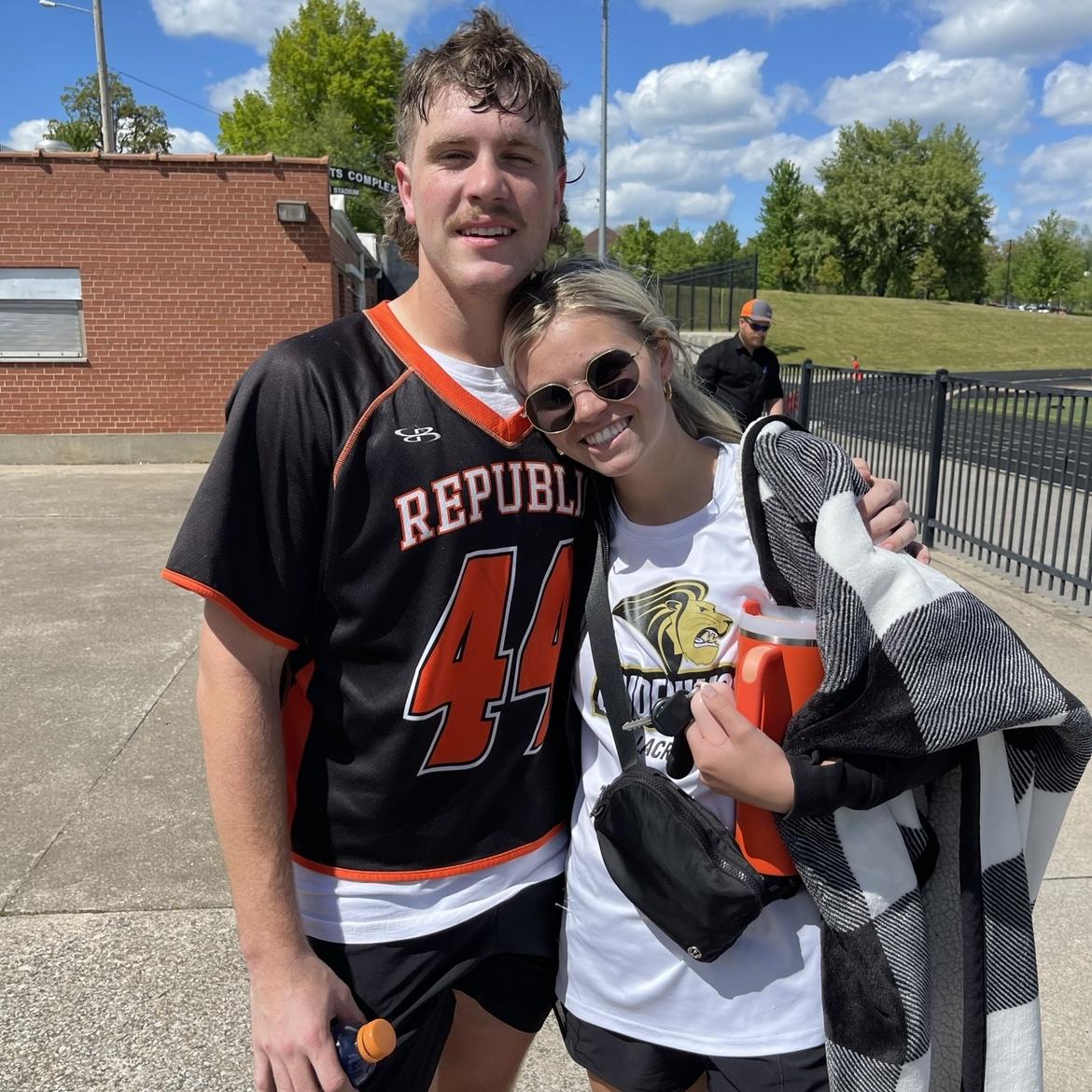 One of his High School games