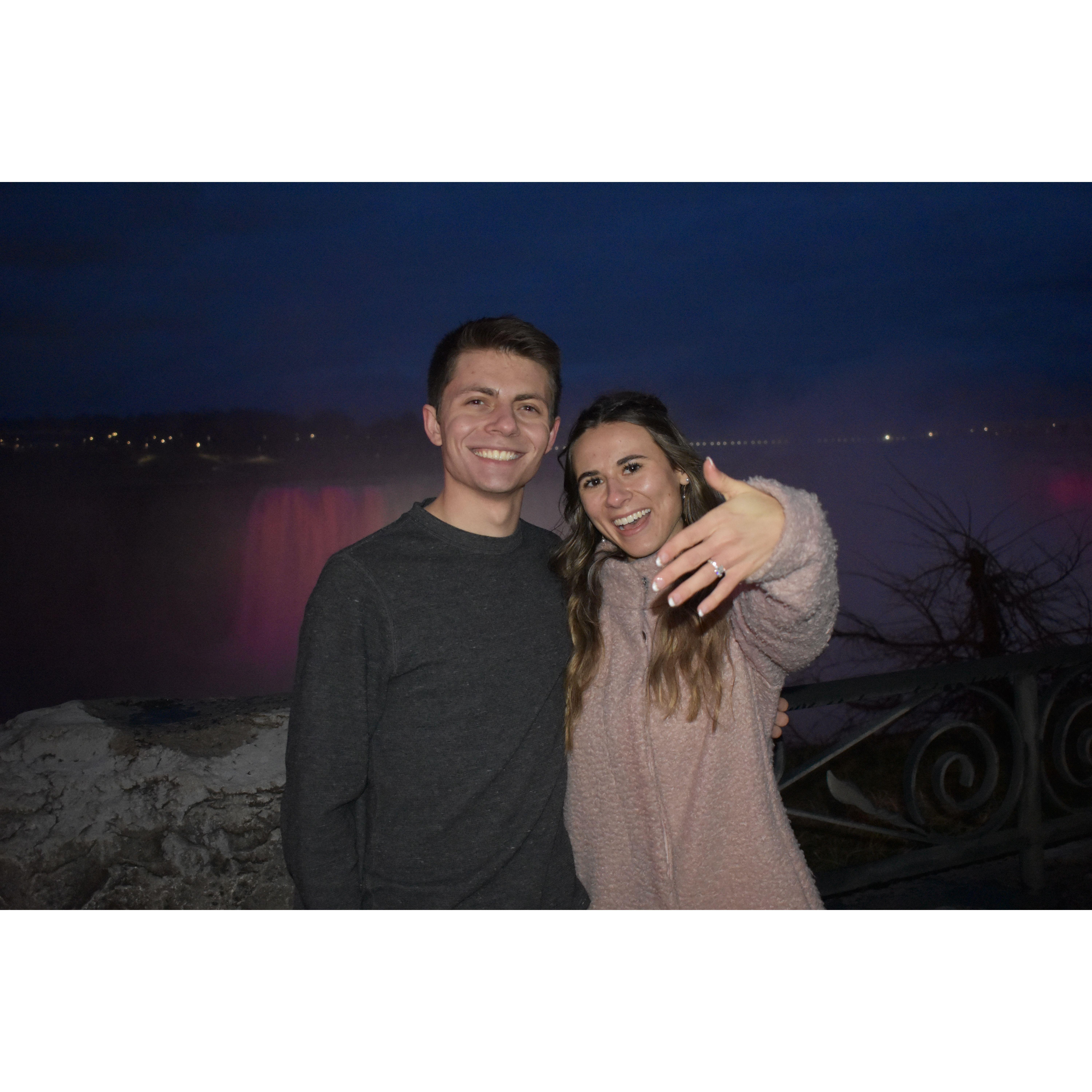 Shout out to Andrew Schiffer for coming to Canada to capture the proposal!