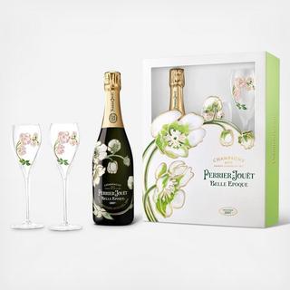 Perrier-Jouet Belle Epoque Brut 2 Flute Set Gift Card