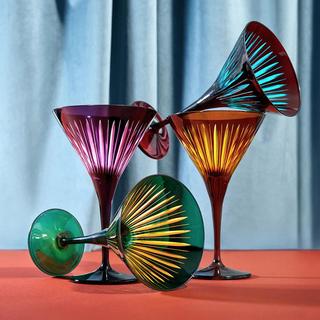 Prism Martini Glass, Set of 4