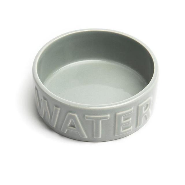 CLASSIC WATER GREY PET BOWL - LARGE