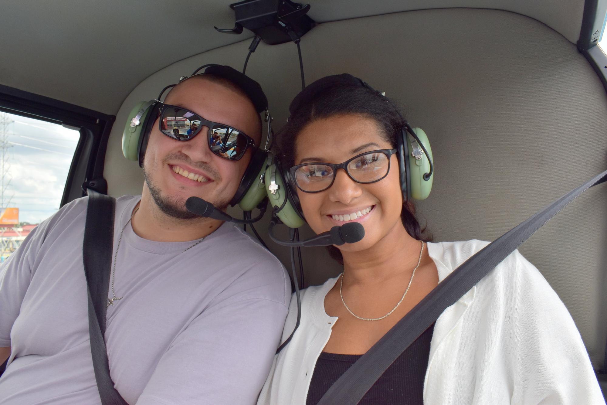 Second time in Florida, first time in a helicopter together! 🚁