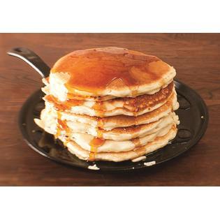 Lodge Lodge 10.5 Inch Cast Iron Griddle. Pre-seasoned Round Cast Iron Pan Perfect for Pancakes, Pizzas, and Quesadillas.
