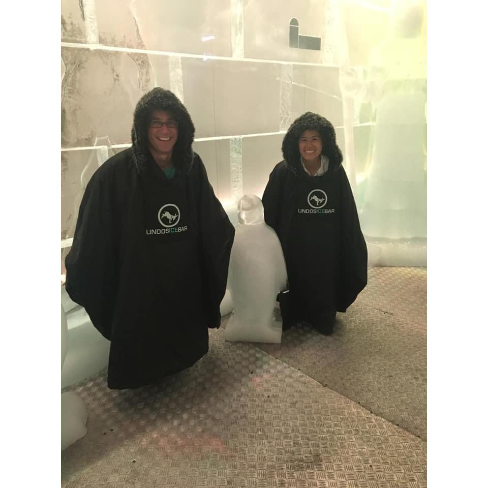 Escaping 100+ degree temperatures at an Ice Club in Greece