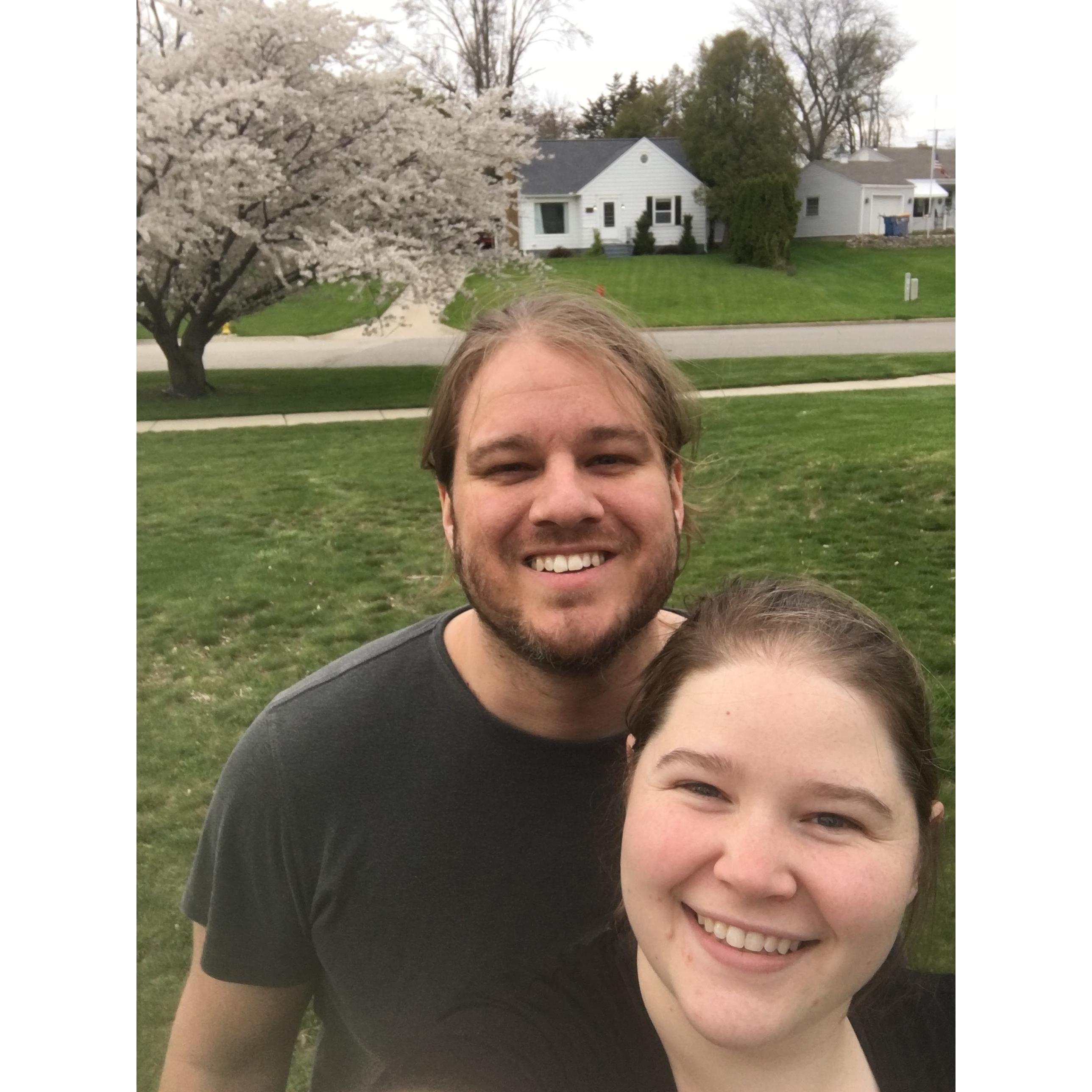 Our favorite tree and our home